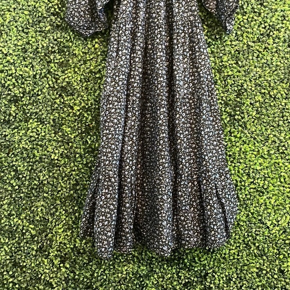 NWT Apiece Apart Mitte Floral Print Long Sleeve Cotton Mesa Dress - Picture 12 of 12